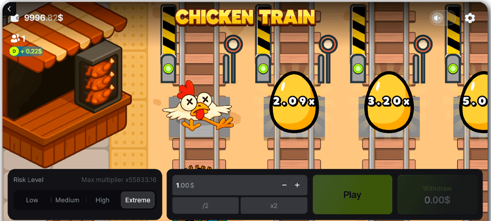 Chicken vs Train Bonuses